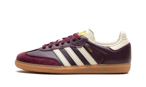 adidas samba maroon.